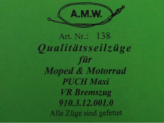 Bowdenzug Puch Maxi Bremszug vorn A.M.W.  product